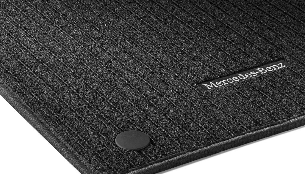 Rep mats, driver & front passenger mat, 2-piece, for vehicles with carpeted front floor (V44), V-Class/EQV, black, A4476800904