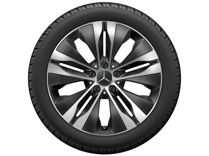 5-spoke wheel, 45.7 cm (18-inch), C-Class, 255/40 R18/, black, A20640114007X23