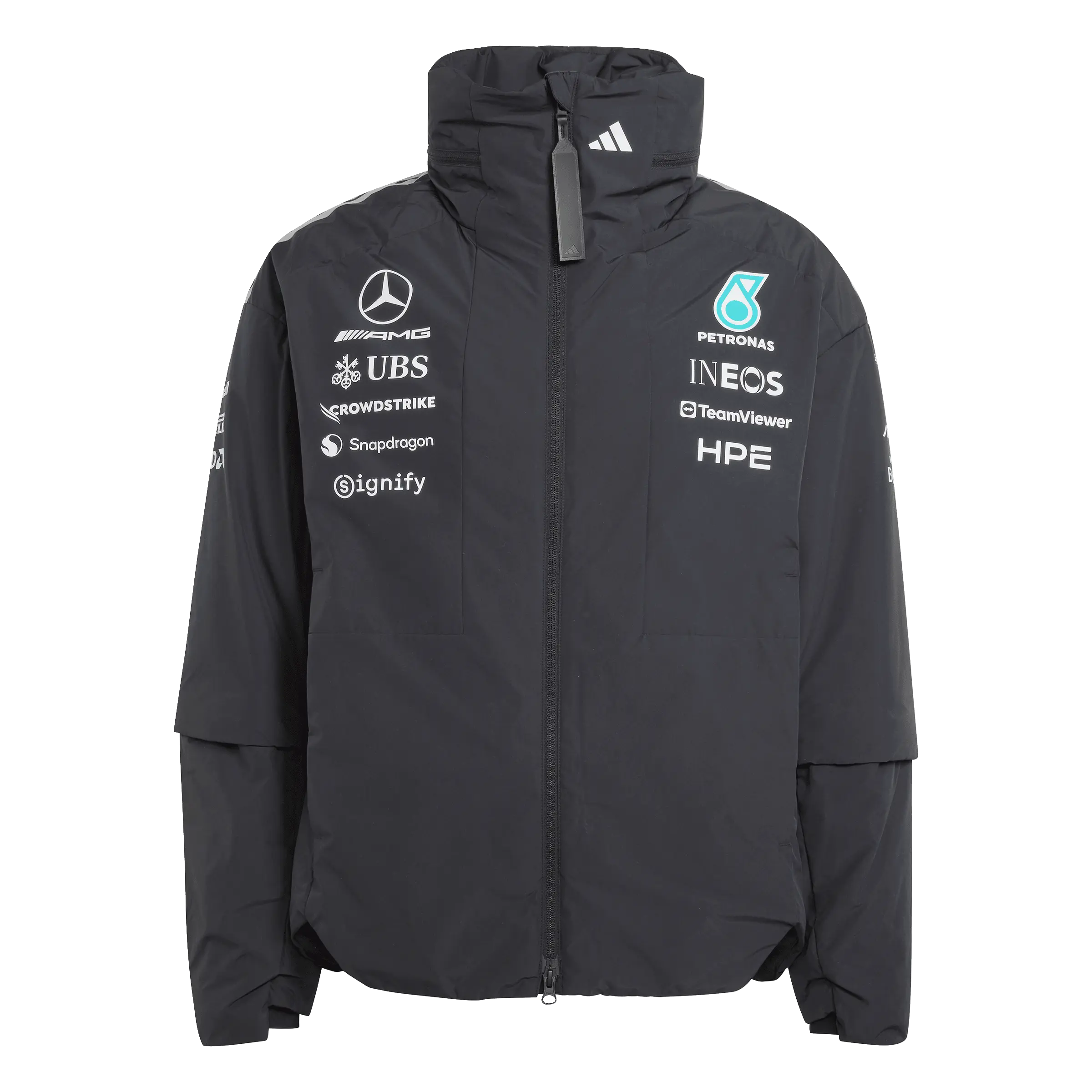 Jacke Herren, Team, Mercedes-AMG F1, schwarz, B6799846