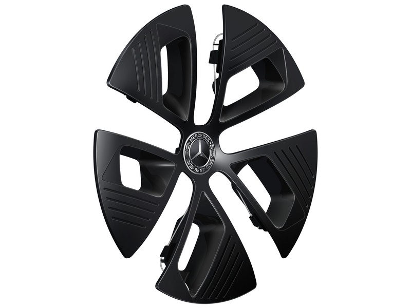Wheel trim, for alloy wheels, EQS, black, A29640013009040