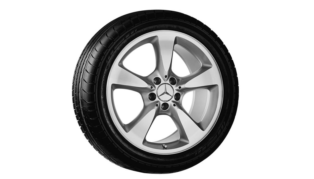 5-spaaks wiel, Lalande, 45,7 cm (18 inch), SL, 255/40 R18/, titaanzilver, B66474041 5-spaaks wiel, Lalande, 45,7 cm (18 inch), SL, 255/40 R18/, titaanzilver, B66474041