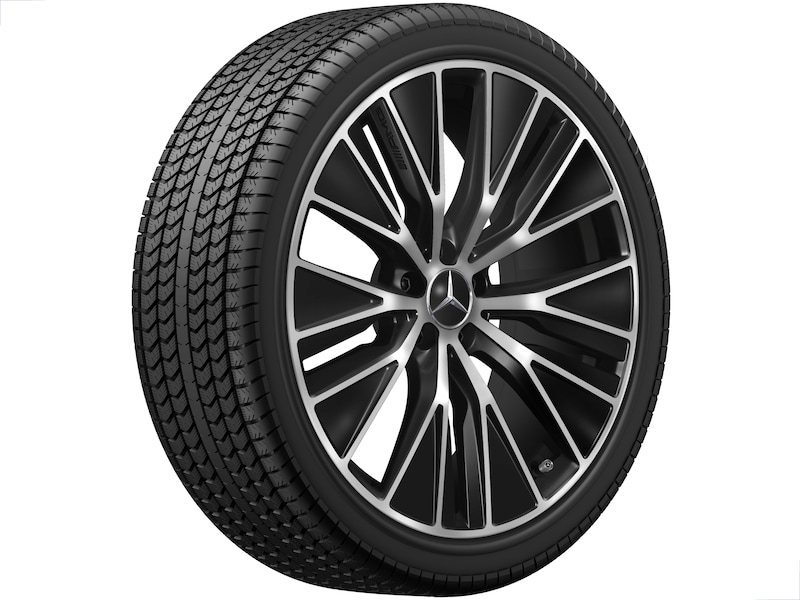 Mercedes-Benz Original Sommer-Komplettrad AMG 10-Y-Speichen schwarz glanzgedreht , Pirelli, Scorpion MO-S, 235/45 R21 101 H XL, Sommer, Q440651710590