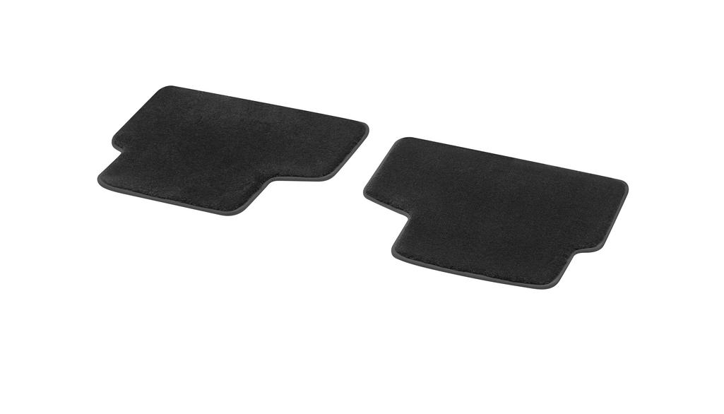 Tappetini in velluto EXCLUSIVE, posteriori, 2 pezzi, Classe B/GLA, nero, A24768081049K26 Tappetini in velluto EXCLUSIVE, posteriori, 2 pezzi, Classe B/GLA, nero, A24768081049K26