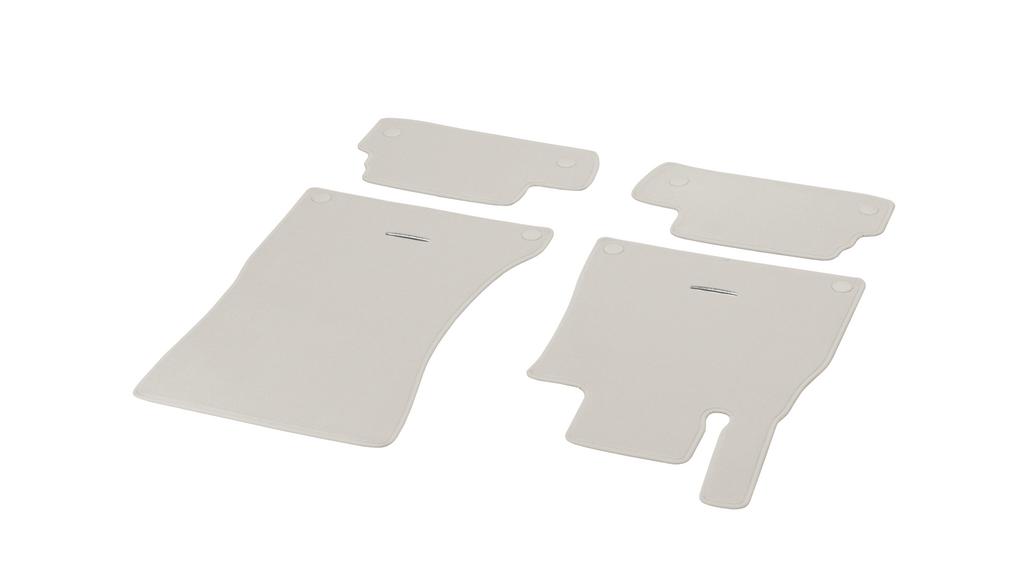 Tappetini in velluto CLASSIC, set da 4 pezzi, Classe S, porcellana, A21768027011C45