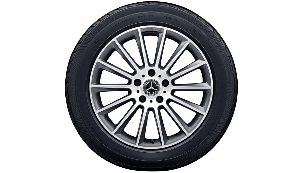 AMG-multispaaksvelg, 50,8 cm (20 inch), gelakt, G-Klasse, 275/50 R20/, titaniumgrijs, A46340117007X21