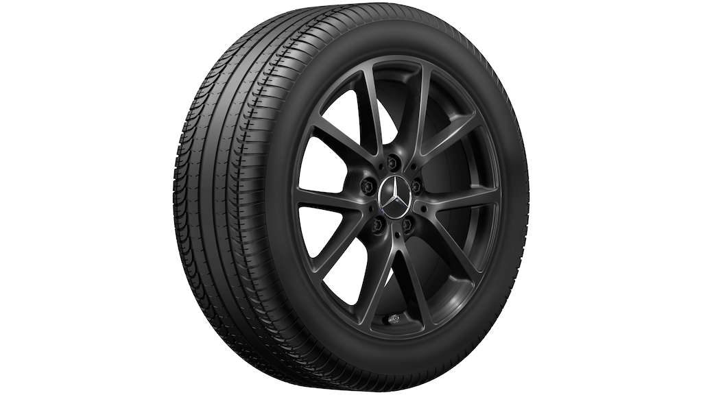 Mercedes-Benz Original Winter-Komplettrad 10-Speichen schwarz , Goodyear, UltraGrip Performance 3 MO, 205/55 R17 95 H XL, Winter, Q440141411080 Mercedes-Benz Original Winter-Komplettrad 10-Speichen schwarz , Goodyear, UltraGrip Performance 3 MO, 205/55 R17 95 H XL, Winter, Q440141411080