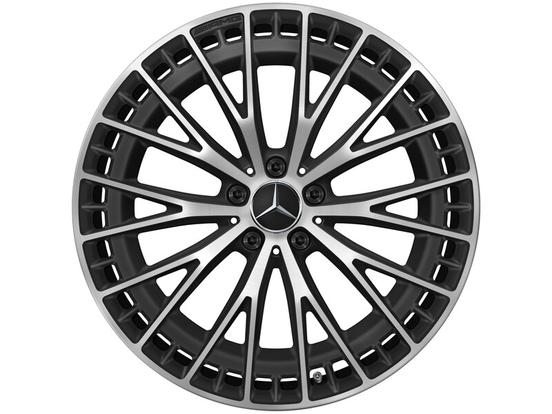 Mercedes-Benz Genuine complete winter wheel AMG cross-spoke matt black, Michelin, Pilot Alpin 5 SUV MO1, 295/35 R21 107 V XL, winter, Q440301511190