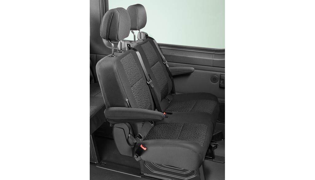 Schonbezug, 2er-Sitzbank, Standard, Fahrgastraum, Sprinter, schwarz, A9079704400 Schonbezug, 2er-Sitzbank, Standard, Fahrgastraum, Sprinter, schwarz, A9079704400