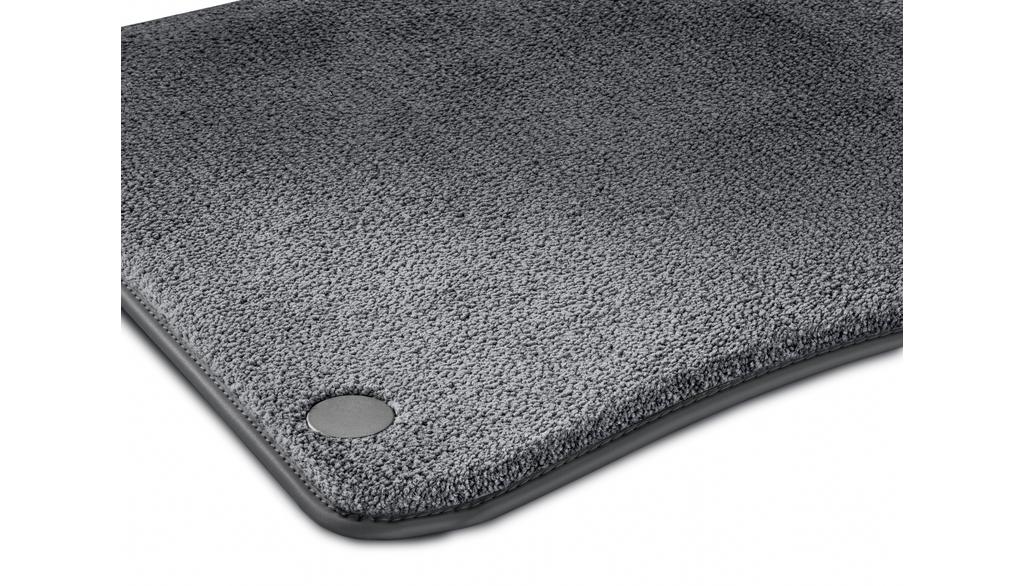 EXCLUSIVE velour mats, set, 4-piece, S-Class, silver-grey, A22368068037Q87