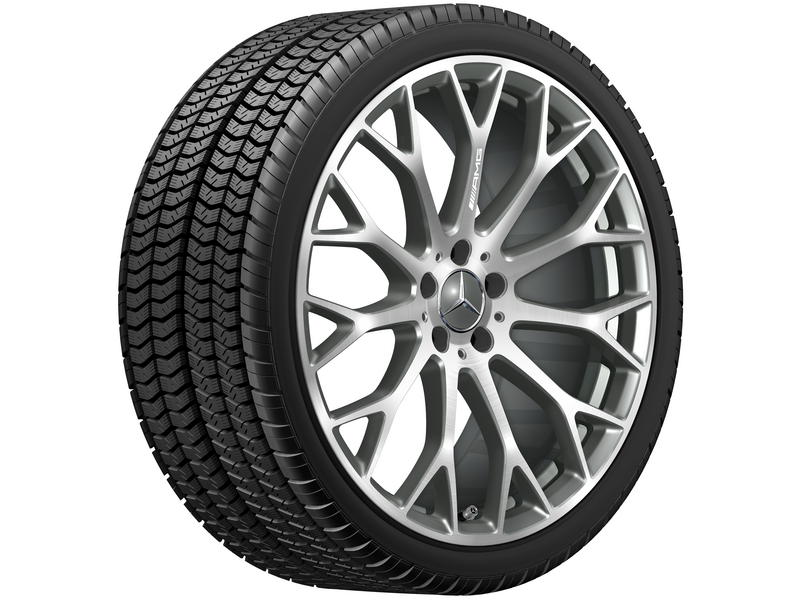 AMG cross-spoke wheel, 53.3 cm (21-inch), high-sheen, SL, 275/35 R21/, titanium gray, A23240127007X21