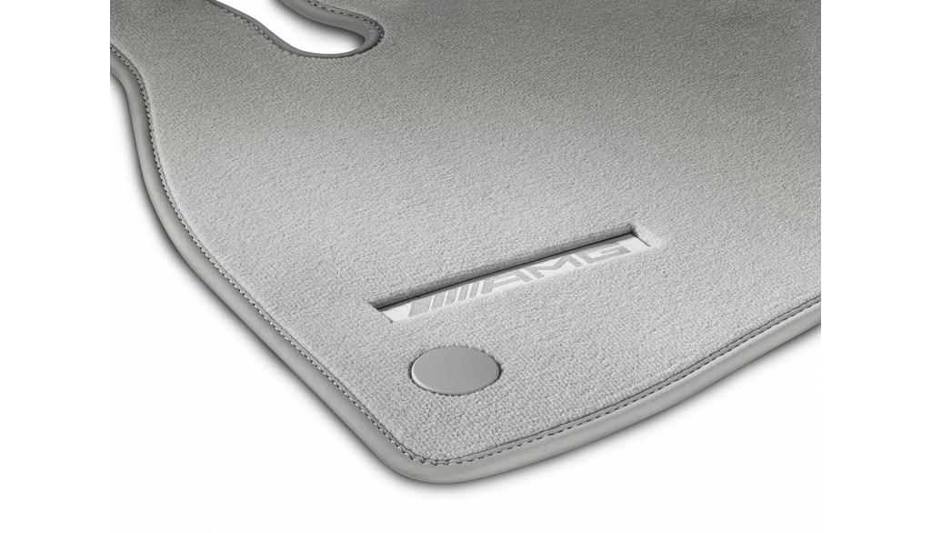 AMG Veloursmatten, Satz, 4-teilig, EQS, digitalweiß, A29668025041D57
