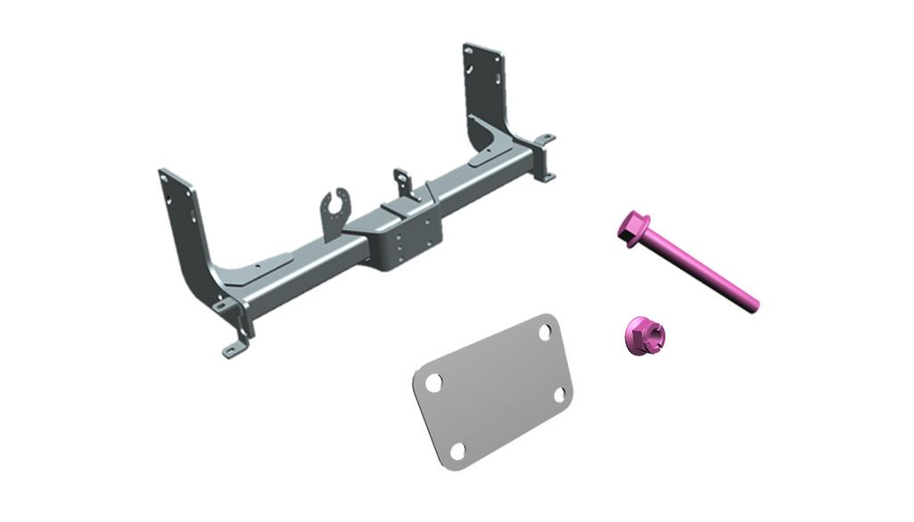 Towing hitch, cross member, for FHS/DOKA with all-wheel drive or C71 with A2; A3 as 5 t with 2.0 t; 3.0 t or 3.5 t towing capacity, Sprinter, black, A9073100501 Towing hitch, cross member, for FHS/DOKA with all-wheel drive or C71 with A2; A3 as 5 t with 2.0 t; 3.0 t or 3.5 t towing capacity, Sprinter, black, A9073100501