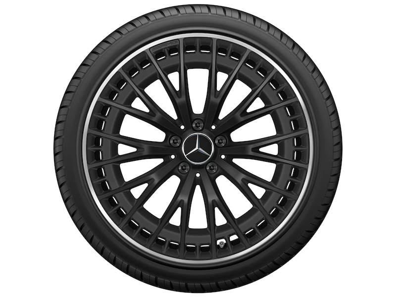 AMG Leichtmetallrad, im Y-Speichen-Design, 50,8 cm (20 Zoll), Felgenhorn glanzgedreht, CLE, 295/30 R20/, schwarz matt, A23640130007X71