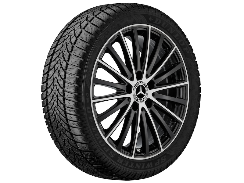 Mercedes-Benz Original Sommer-Komplettrad Vielspeichen schwarz glanzgedreht , Continental, ContiSportContact 5 MO, 225/50 R17 94 W None, Sommer, Q44024111008A Mercedes-Benz Original Sommer-Komplettrad Vielspeichen schwarz glanzgedreht , Continental, ContiSportContact 5 MO, 225/50 R17 94 W None, Sommer, Q44024111008A