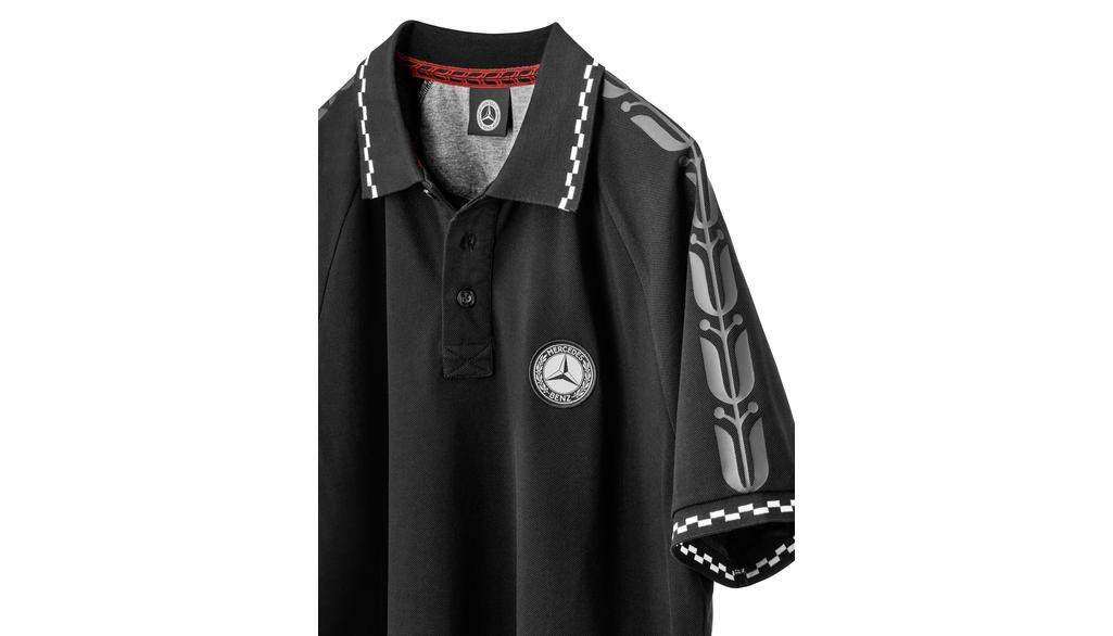 Herenpolo, zwart, B66040475