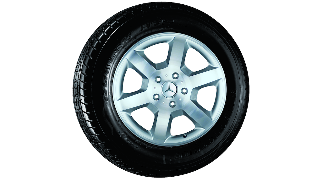 6-Speichen-Rad Silber Glanzgedreht