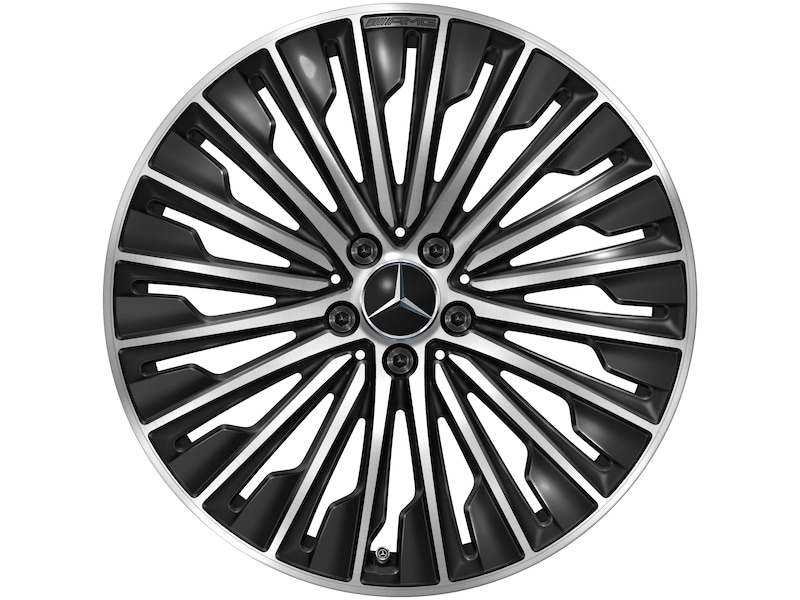 AMG multi-spoke wheel, 50.8 cm (20-inch), high-sheen, E-Class, 275/35 R20/, black, A21440106007X23