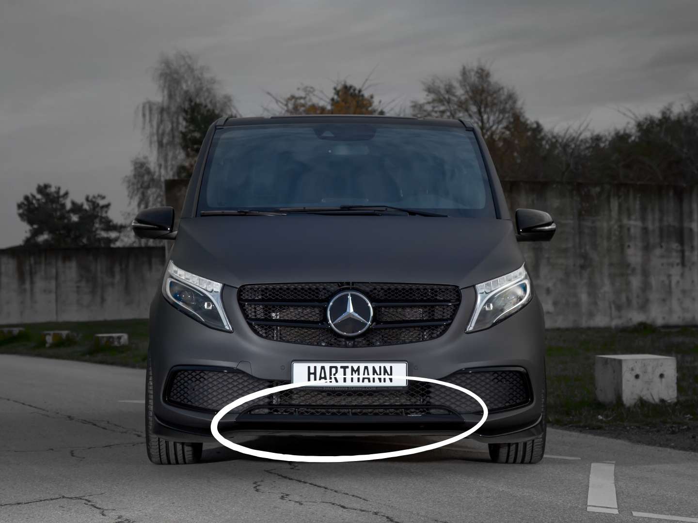 Attacco per gonna anteriore VP Spirit per Classe V 447 facelift dal 2019, VS-4478850121C