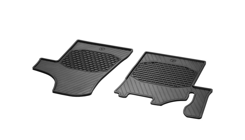 All-weather mats, driver & front passenger mat, 2-piece, Viano/Vito/eVito, black, A6396804748