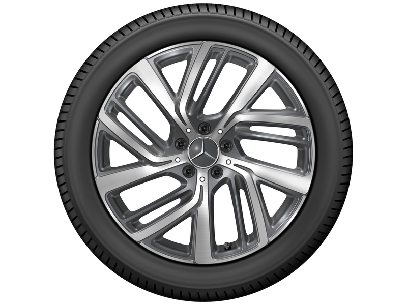 5-Y-Speichen-Rad, 48,3 cm (19 Zoll), glanzgedreht, 245/45 R19/, tremolit-metallic, A21440134007X44