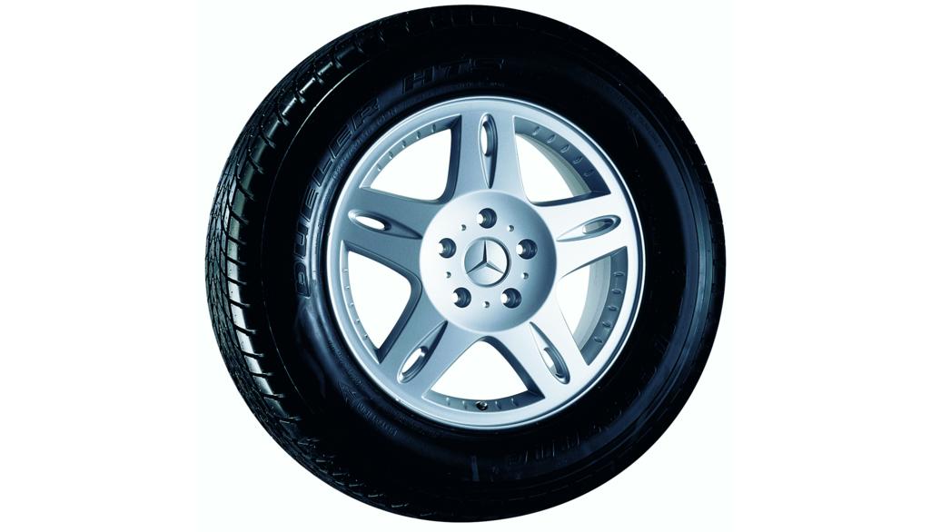 5-Speichen-Rad, Ashtaroth, 45,7 cm (18 Zoll), G-Klasse, 265/60 R18/, sterlingsilber, B66470599