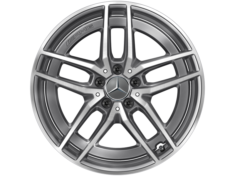 AMG 5-Doppelspeichen-Rad Tantalgrau Glanzgedreht, Michelin, Pilot Alpin 5 MO, 245/40 R19 98V XL, Winter, Q440141512620G2