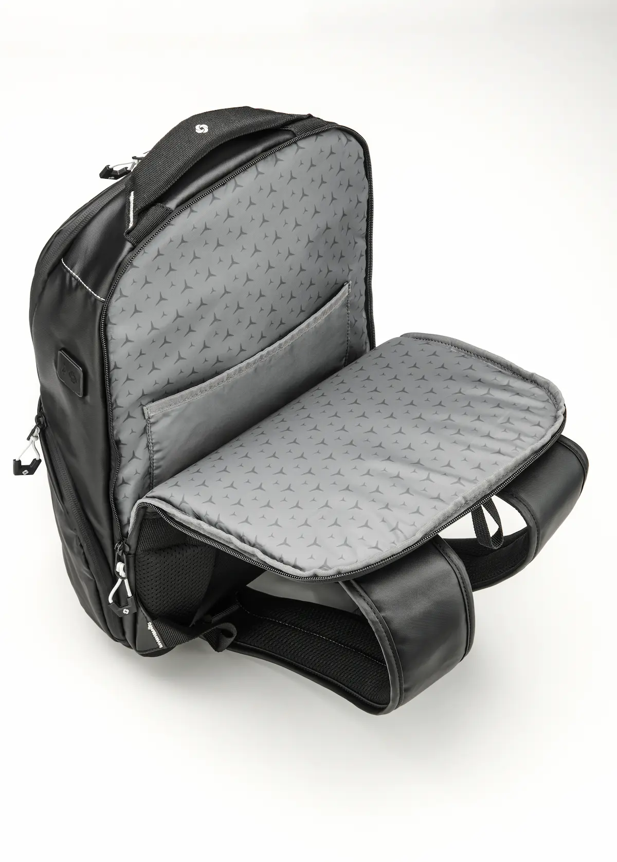 Rucksack, schwarz, Polyamid (recycelt) / Polyester, Samsonite, B67960127 Rucksack, schwarz, Polyamid (recycelt) / Polyester, Samsonite, B67960127