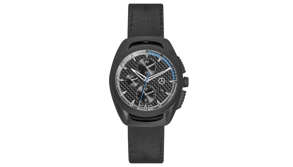 Automatikchronograph Herren, Motorsports, blau / silberfarben / schwarz, B66954398