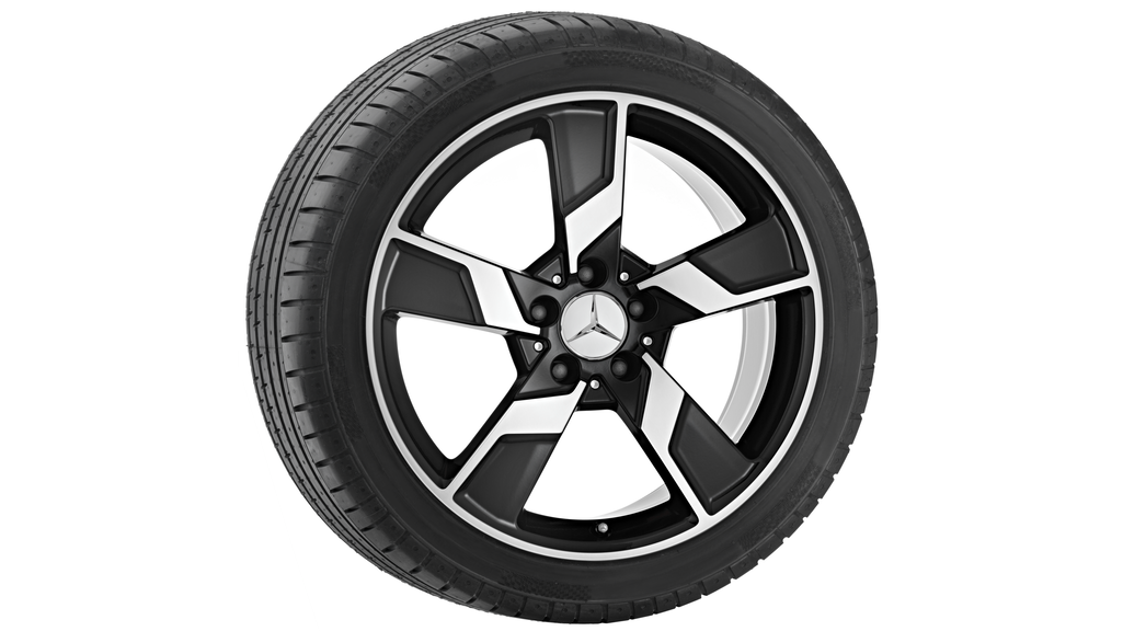 5-Speichen-Rad Schwarz Glanzgedreht 5-Speichen-Rad Schwarz Glanzgedreht