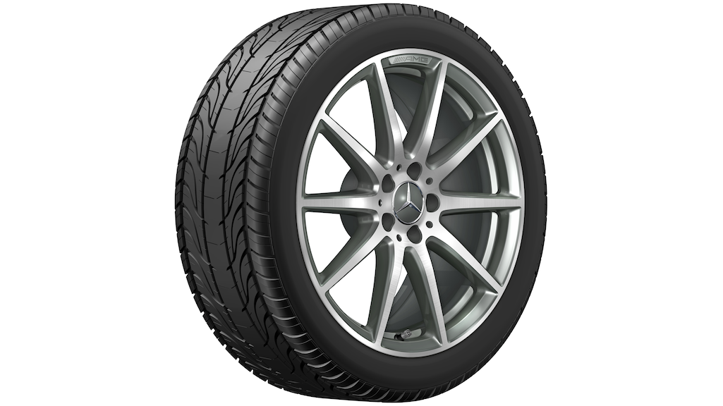 AMG 10-Speichen-Rad Titangrau Glanzgedreht AMG 10-Speichen-Rad Titangrau Glanzgedreht