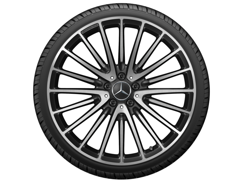 AMG Vielspeichen-Rad, 53,3 cm (21 Zoll), S-Klasse, 255/35 R21/, schwarz, A22340117007X23