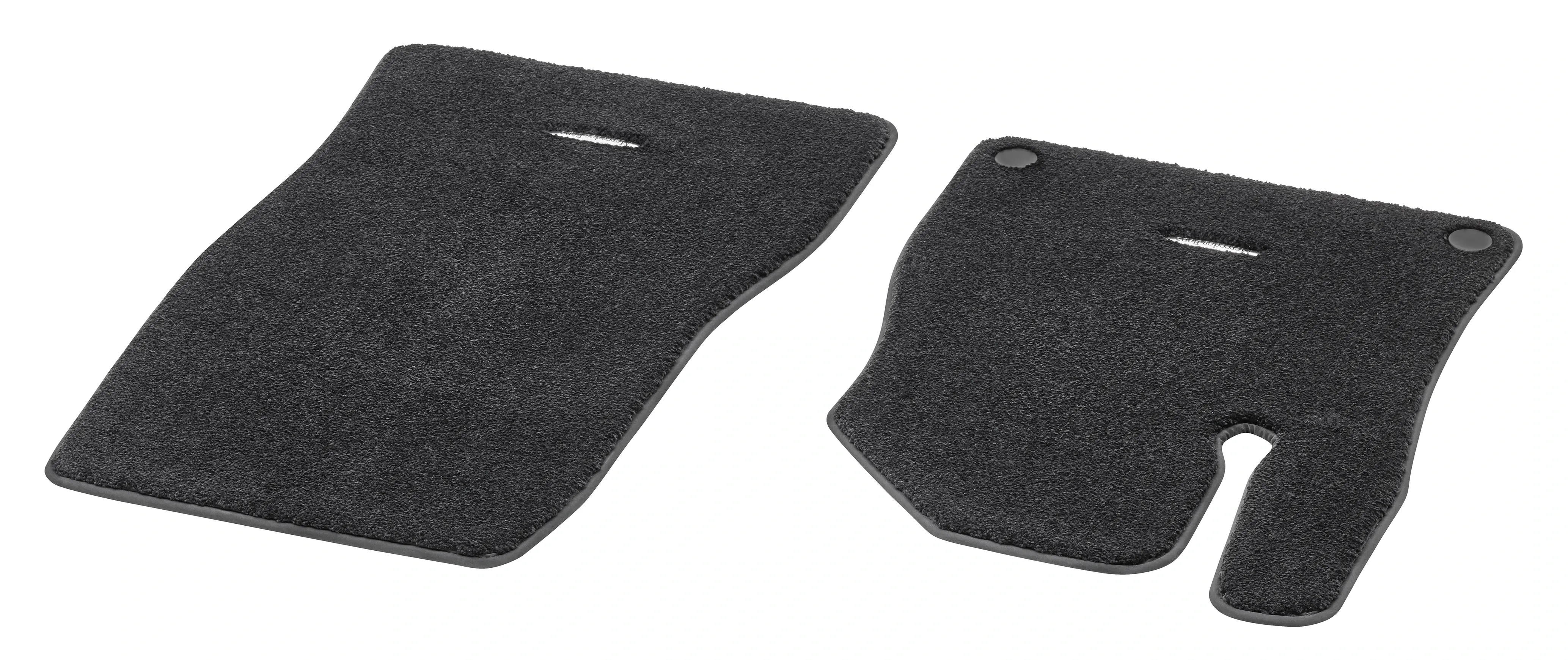EXCLUSIVE velour mats, driver/passenger mat, 2-piece, CLA, black, A17468083019K26