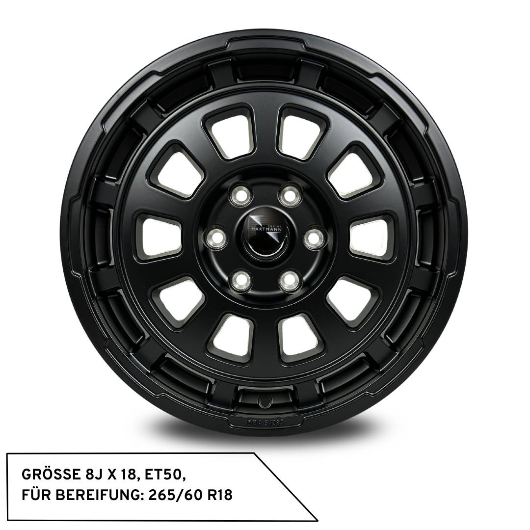 KIRUNA 1 Alufelge für Sprinter 906 und 907 4x4, VS-90740117818F-1 KIRUNA 1 Alufelge für Sprinter 906 und 907 4x4 Größe 8 J x 18, ET50, Bereifung: 265/60 R18