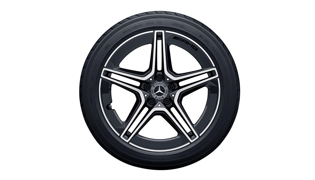 Cerchio AMG a 5 doppie razze, nero lucido, Michelin, Pilot Alpin 5 MO, 245/40 R19 98V XL, invernale, Q440141511980G2