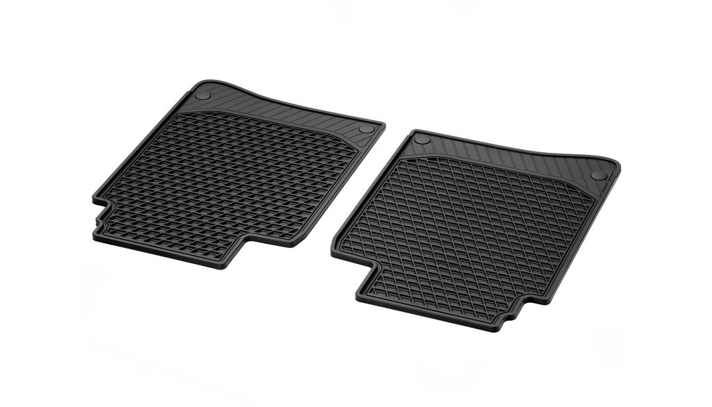 CLASSIC all-weather mats, rear, 2-piece, S-Class, black, A22268078059G33