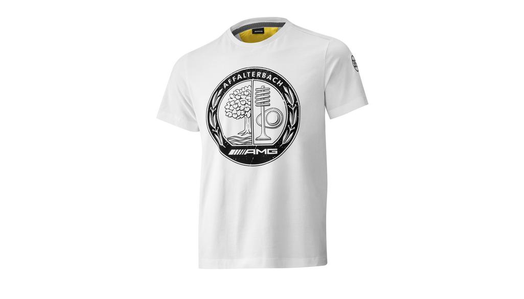 AMG T-Shirt Herren, weiß / gelb, B66959349
