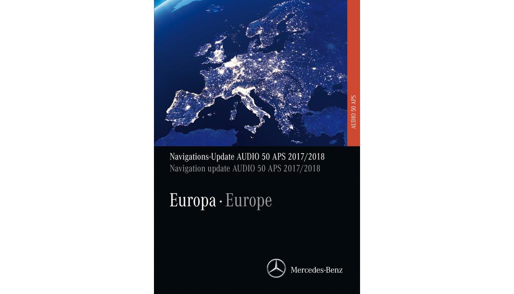 Navigations-Update, Audio 50 APS, Europa, Version 2017/2018, - FINAL VERSION, E-Klasse/ CLS, A2128273400