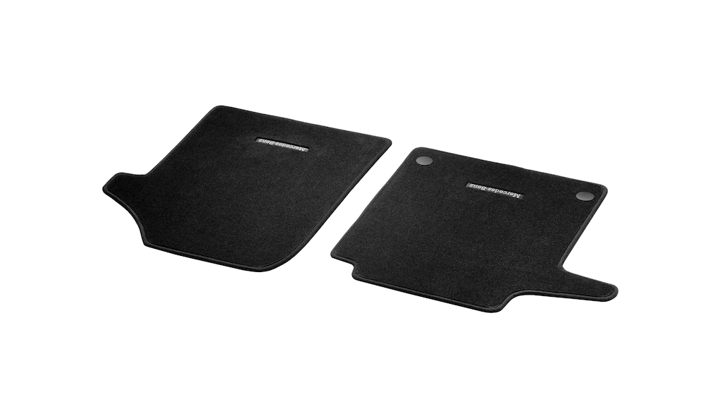 AMG velor mats, set, 2-piece, with AMG woven logo, black, A44768058079J74