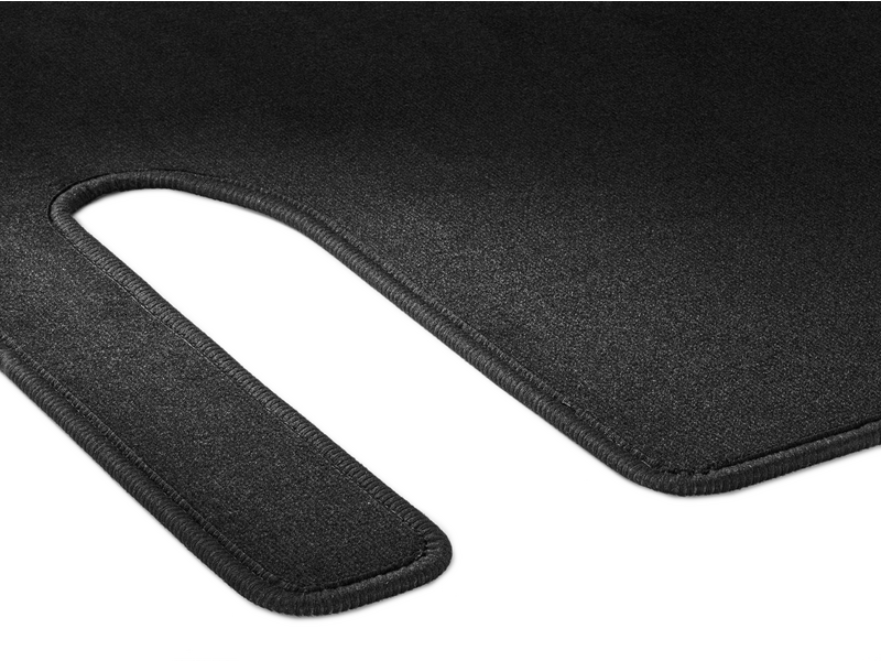 Veloursmatten, Fahrgastraum, mit Einfachschiene, 2 Schiebetüren (T19), 2-teilig, T19, U3R/UR3, V-Klasse/EQV/ Vito/eVito, schwarz, A4476804903