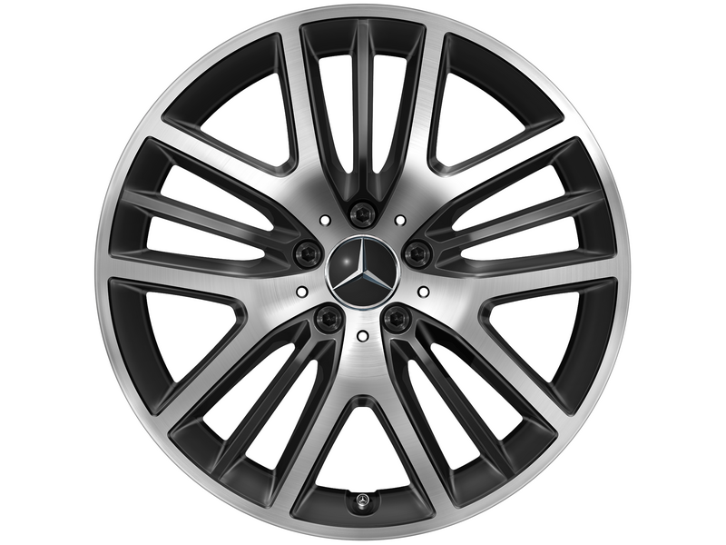 5-Y-spoke wheel, with additional spokes, 48.3 cm (19-inch), high-sheen, CLS, 245/40 R19/, black, A25740134007X23