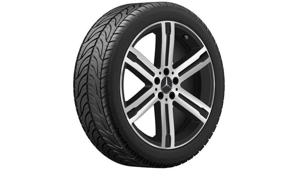 6-spoke wheel black matt, Bridgestone, Blizzak LM001 MO, 235/45 R20 96H, Winter, Q440301910200 6-spoke wheel black matt, Bridgestone, Blizzak LM001 MO, 235/45 R20 96H, Winter, Q440301910200