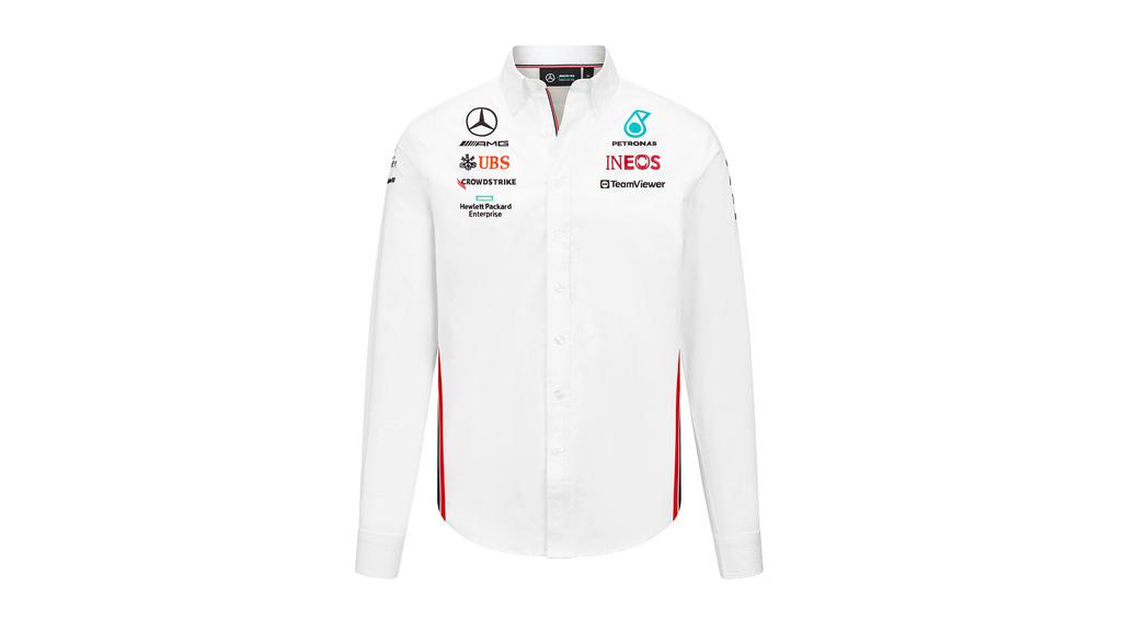 Hemd Herren, Team, Mercedes-AMG F1, weiß, B67990087