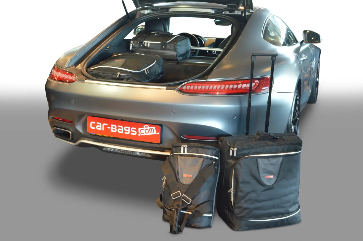 Travel bag set suitable for Mercedes-Benz AMG GT Coupé (C190) 2014-2021 - Black, CB-M22801S