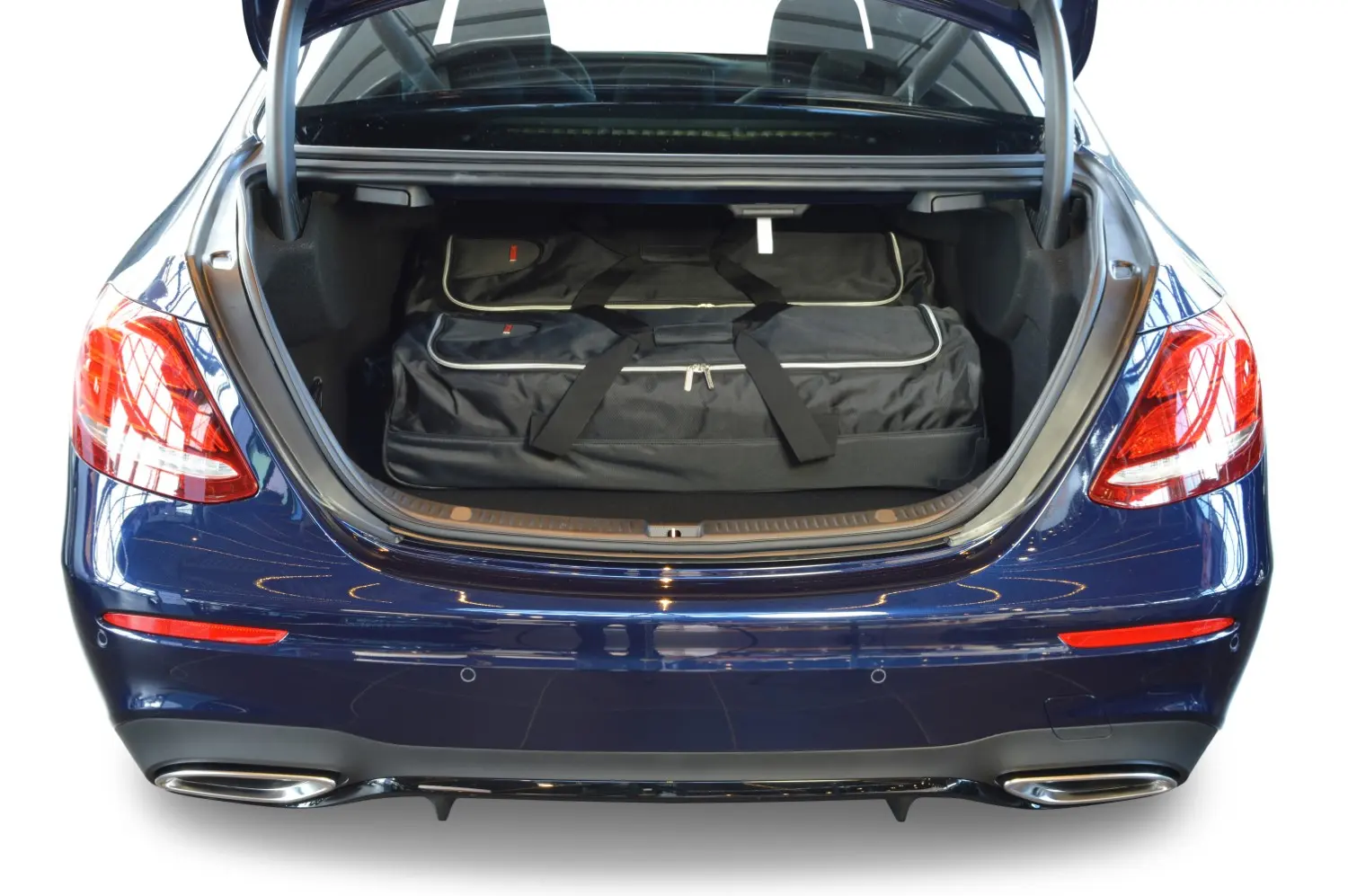 Reisetaschenset passend für Mercedes-Benz E-Klasse (W212) 2009-2016 4-Türer Limousine - Schwarz, CB-M23101S