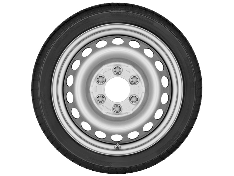 Stahl-Rad Silber, Continental, Vanco Winter 2, 235/65 R16 118/116(115)R(S) C, Winter, Q44017111015A