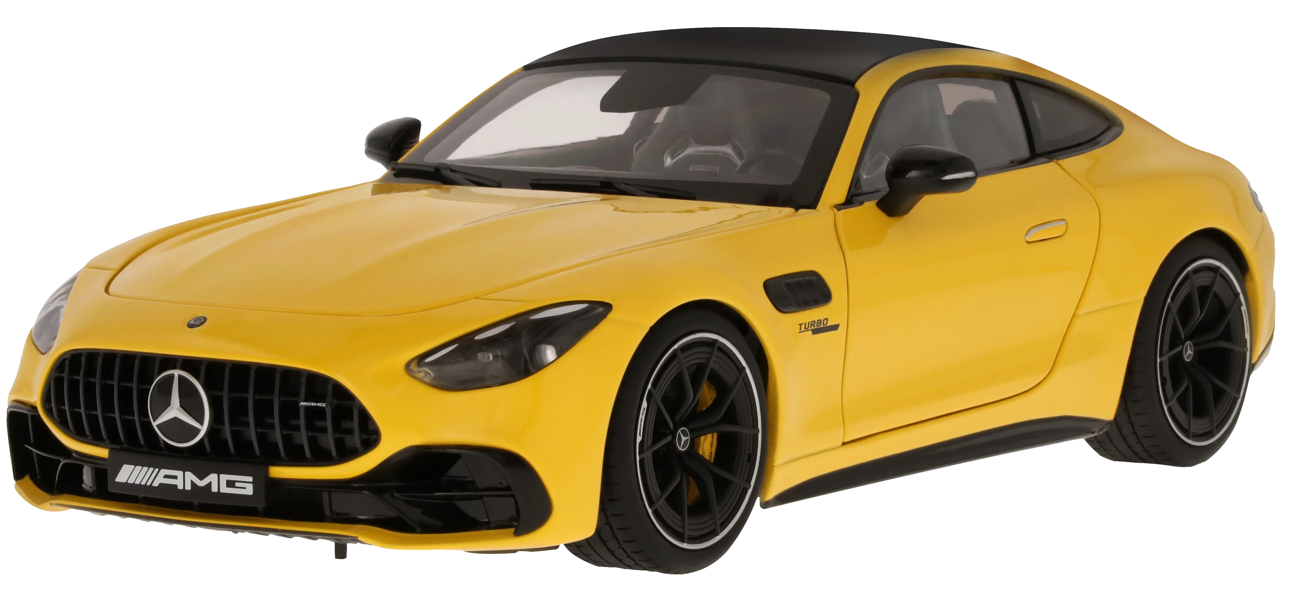 Model car: Mercedes-AMG GT 43, sun yellow, NZG, 1:18, B66960587 Model car: Mercedes-AMG GT 43, sun yellow, NZG, 1:18, B66960587