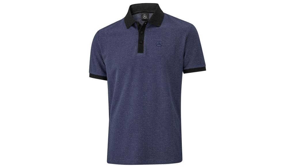 Polo da uomo, grigio / blu / nero, B66959610 Polo da uomo, grigio / blu / nero, B66959610