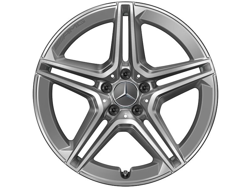 AMG 5-Doppelspeichen-Rad Glanzgedreht Tantalgrau, Bridgestone, Blizzak LM001 MO, 235/50 R19 99H, Winter, Q440141911370G12021