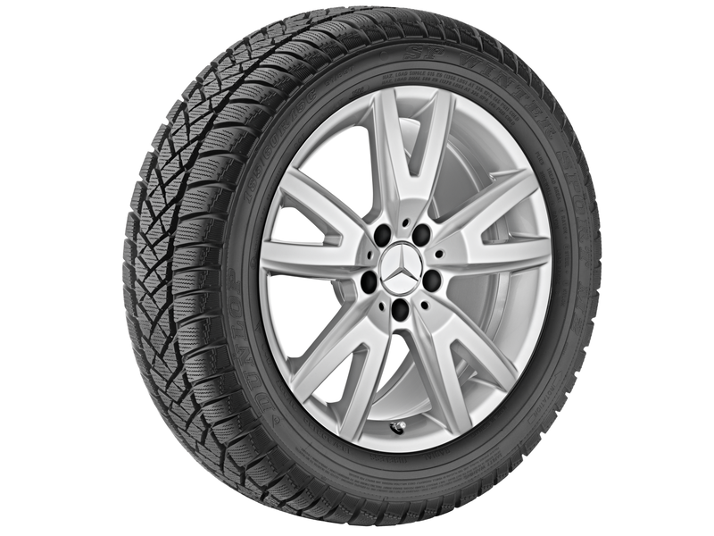 5-twin-spoke wheel, 45.7 cm (18-inch), CLS, 285/35 R18/, titanium silver, A21840113029765