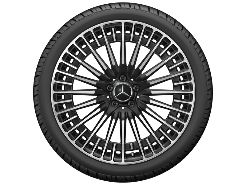 AMG multi-spoke wheel, 53.3 cm (21-inch), high-sheen, EQS, 265/40 R21/, black, A29740115007X23